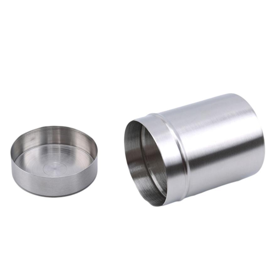 Stainless Steel Cotton Swab Holder Moistureproof Storage Tank