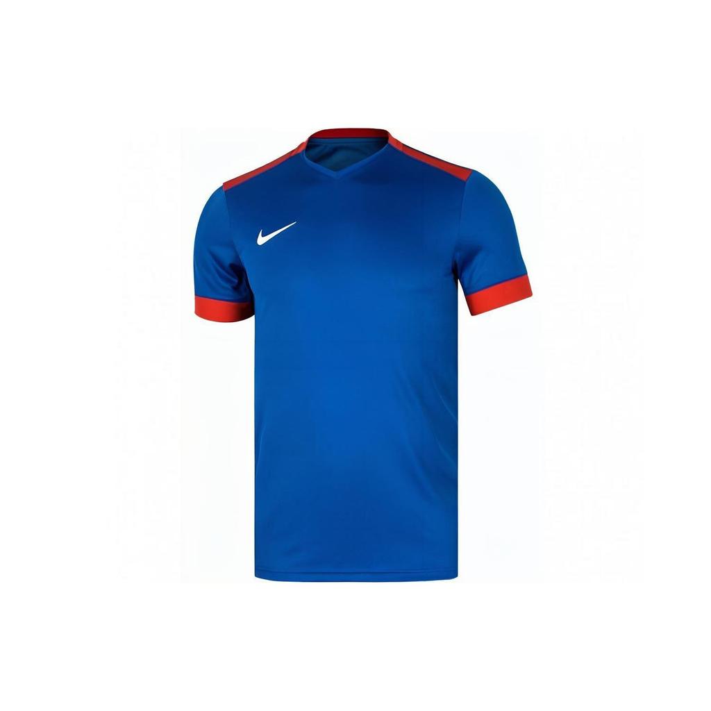 Nike Quick-Dry Breathable Training & Match Team Football Short Sleeve T-Shirt Men Tops Blue 894315-463