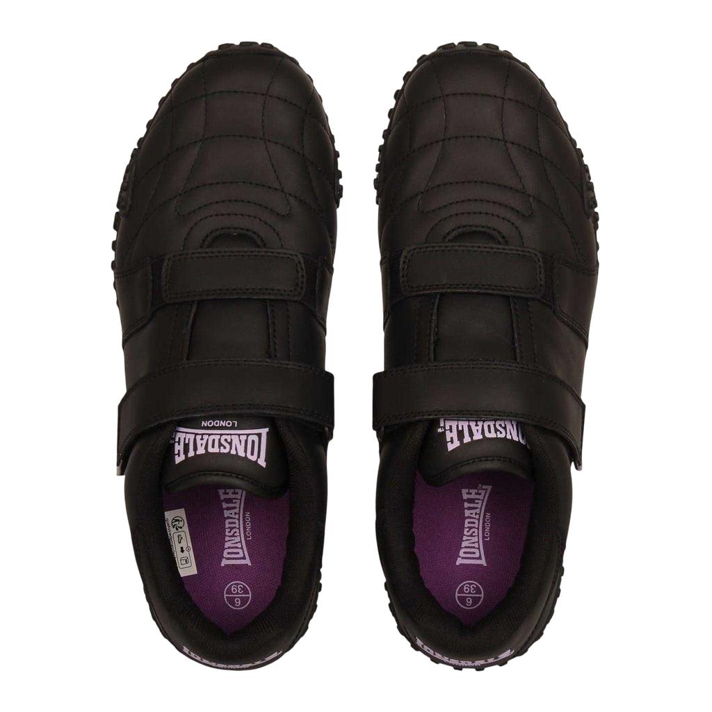 Lonsdale Womens/Ladies Fulham Leather Hook and Loop Trainers