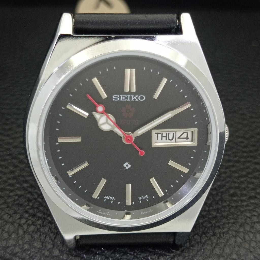 VINTAGE SEIKO EXPO 70 AUTOMATIC 6309A REFURBISHED JAPAN MENS WATCH a441843-1