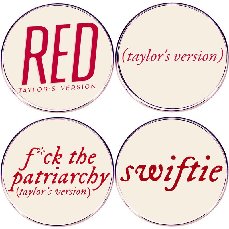 Taylor Swift RED Album Mei Mei Brooch (Taylor's Version)