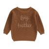 Boy Cute Sweater Children Baby Letter Embroidery Knitted Tops Kids Autumn Winter Pullover Sweaters Clothes