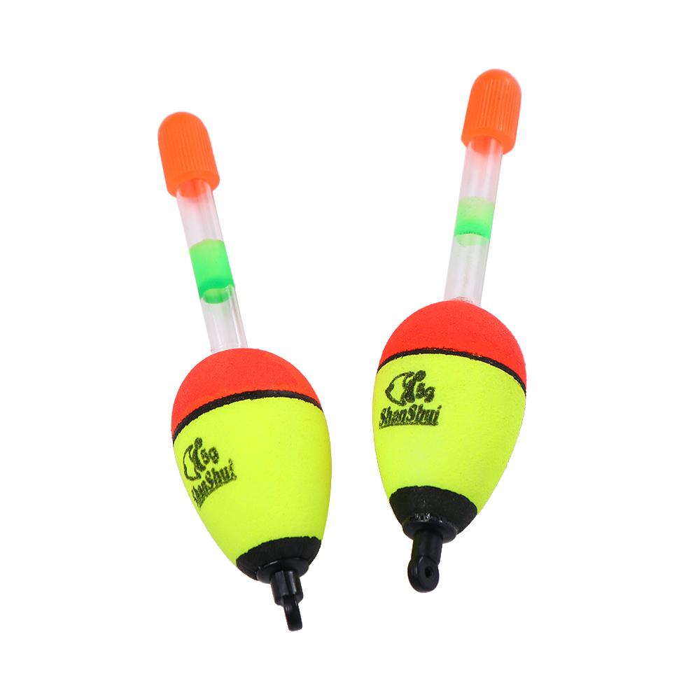 

EVA 2Pcs Sea Fishing 5/8/10/15/20/30/40/50/60g Buoyancy Luminous Fishing Bobber Fishing Float Float Light Stick Foam Float