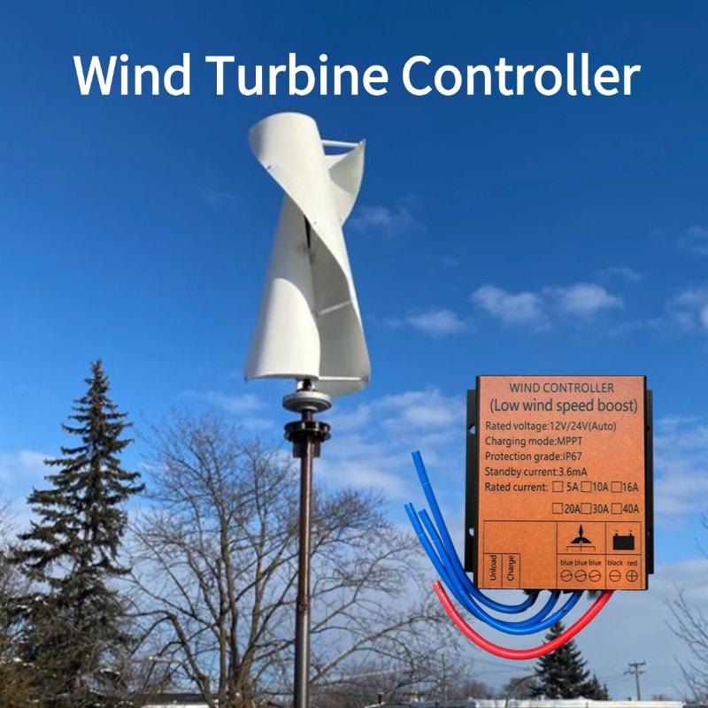 MPPT Windturbinengenerator-Regler 500W 3000W Windenergie-Erzeugungsregler Mit Überladungsschutz IP67 Wasserdicht