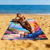 Vibrant Tropical Oversized Beach Towel Pareo Sarong Wrap Resort Beach Blanket Decor Summer Print Picnic Gift Idea