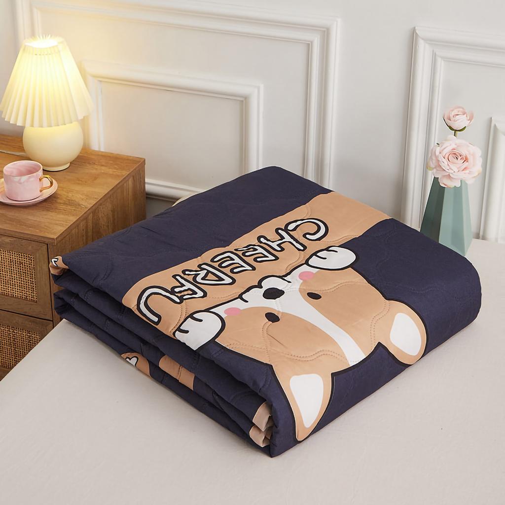 Summer Air Conditioner Quilt Machine Washable Soft Breathable Portable Air Conditioner Blanket Summer Comforter