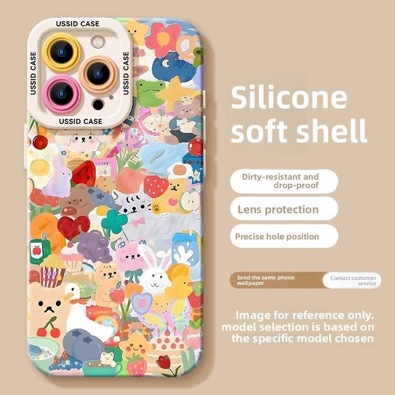 Animal Carnival Apple 17 Pro Max Phone Case 17 Pro New Model 17 Spring Air Dopamine with Lanyard 16 Sets