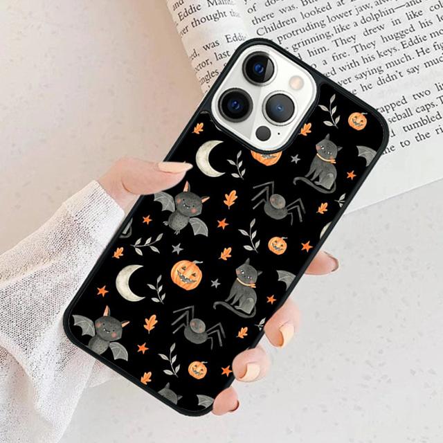 Halloween Pumpkin Horror Phone Case For iPhone 17 Air 16 pro max 15 14 plus 12 13 Soft Bumper Shell Cover coque