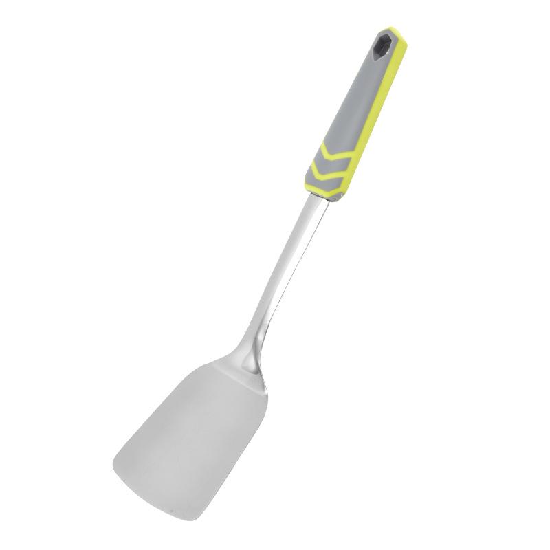 Stainless Steel Kitchen Utensil Set: Stir-Fry Spatula, Soup Ladle, Slotted Spoon, and More - Perfect Full Kitchen Gift Set