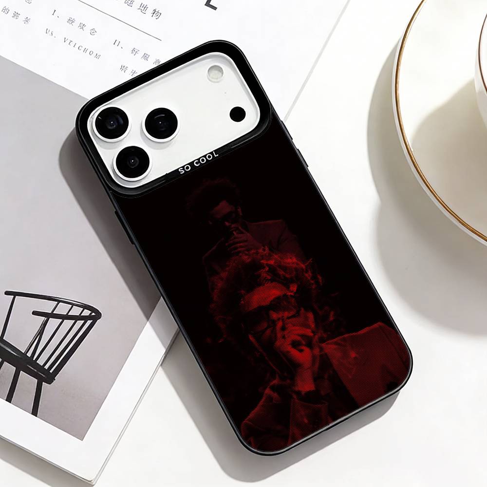 La Coque de Téléphone XO de The W-Weeknd Pour iPhone17,16,15,14,13,12,Pro Max Noir Coloré Coque de Téléphone