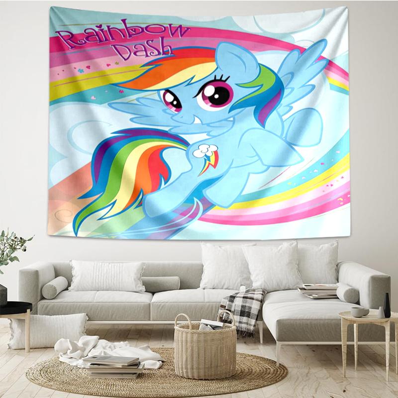 Little Pony Wall Hanging Tapestry Wall Cloth Tapestries Decor Wall Bedroom Decoration