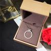 Huitan Modern Women's Necklace with Dazzling Cubic Zirconia Shiny Bridal Wedding Ceremony Party Accessories Statement
