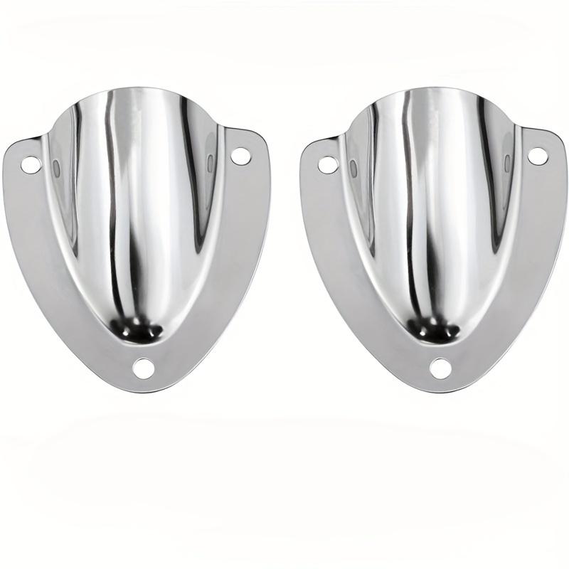 

2 шт. Крышки вентиляционных отверстий из нержавеющей стали типа «ракушка», Защита отверстия для кабеля для лодки, яхты, каяка, Морские аксессуары 2pcs серый