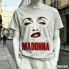 Camiseta de Algodón Transpirable Suave de Manga Corta con Estampado Gráfico de Madonna para Unisex Unisex Oversize Producto Caliente Suave