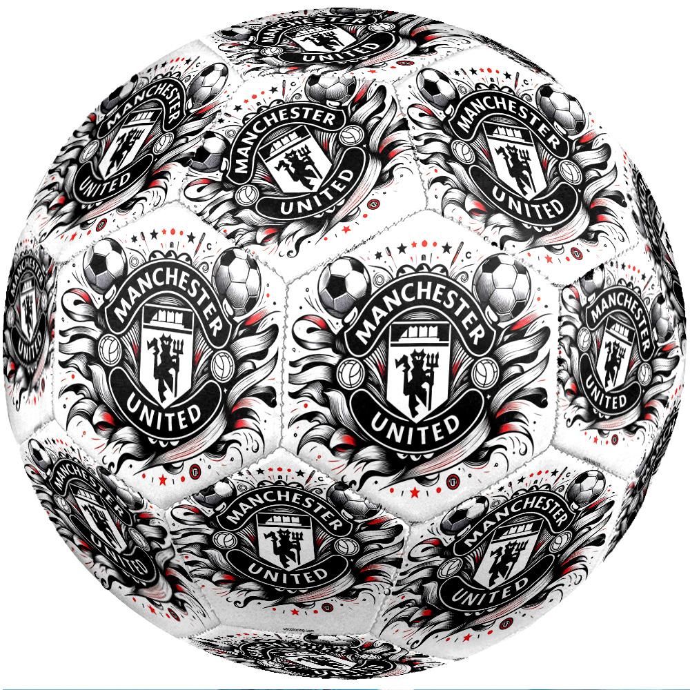 Pallone da Calcio Match Ufficiale Manchester United Taglia 5 Pallone da Calcio Professionale da Esterno Pallone Morbido da Allenamento