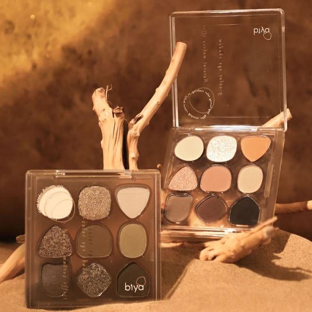 biya - Dune 9-Color Eyeshadow Palette - 2 Types 102# End of Dune - 9g