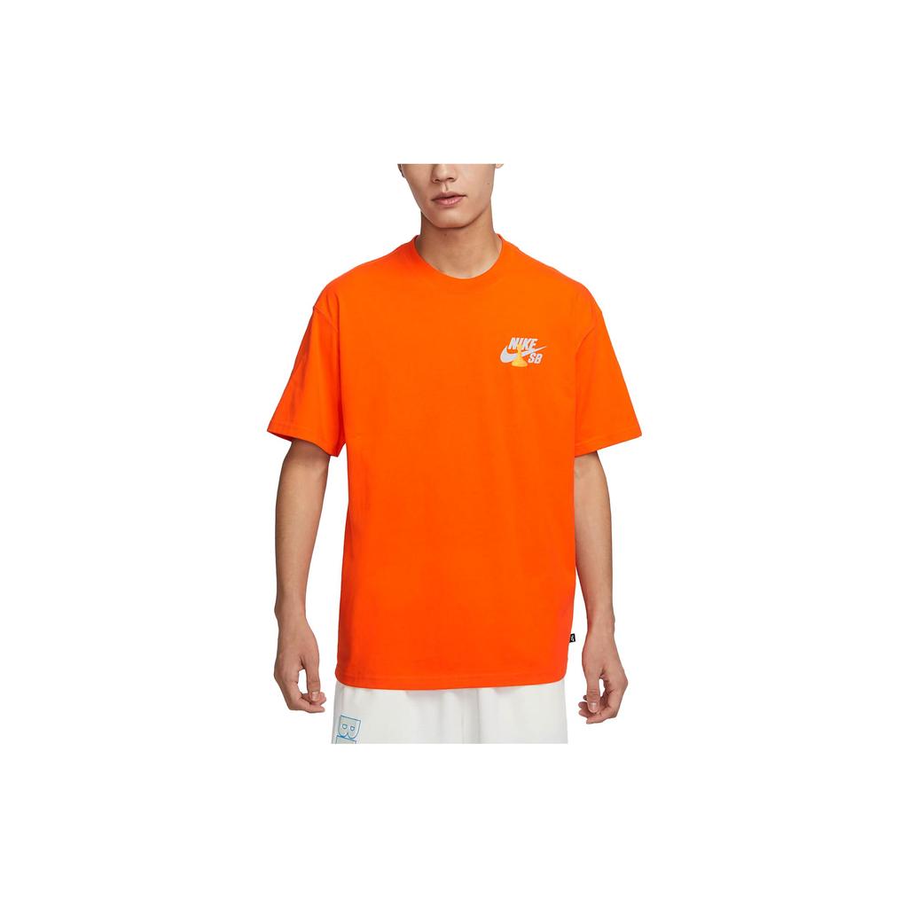 New Nike T Shirt Men's Safety Orange FJ1136-803