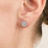 [14K/Moissanite] Blossom Carat Earrings