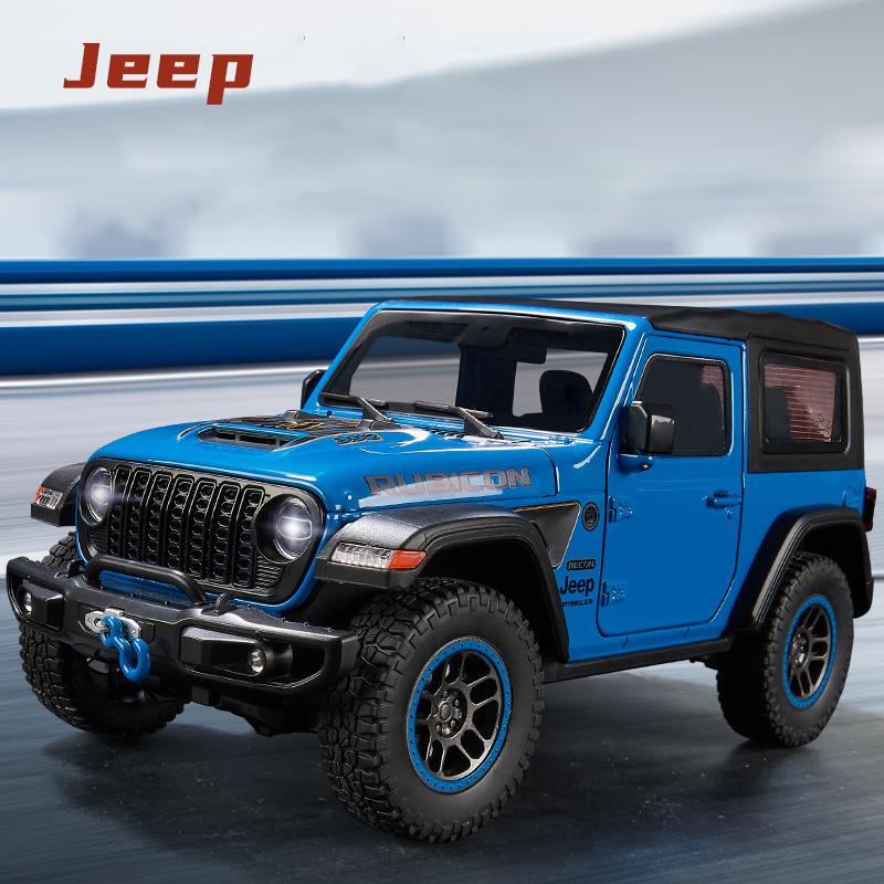 1:18 Jeeps Wrangler Rubicon 20th Alloy Diecasts & Toy Vehicles Metal Toy Car Model Sound and light Collection Kids Toy ALS1