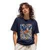 Colourful Phoenix Illustration Tee | Mythical Firebird Fantasy Graphic Tee