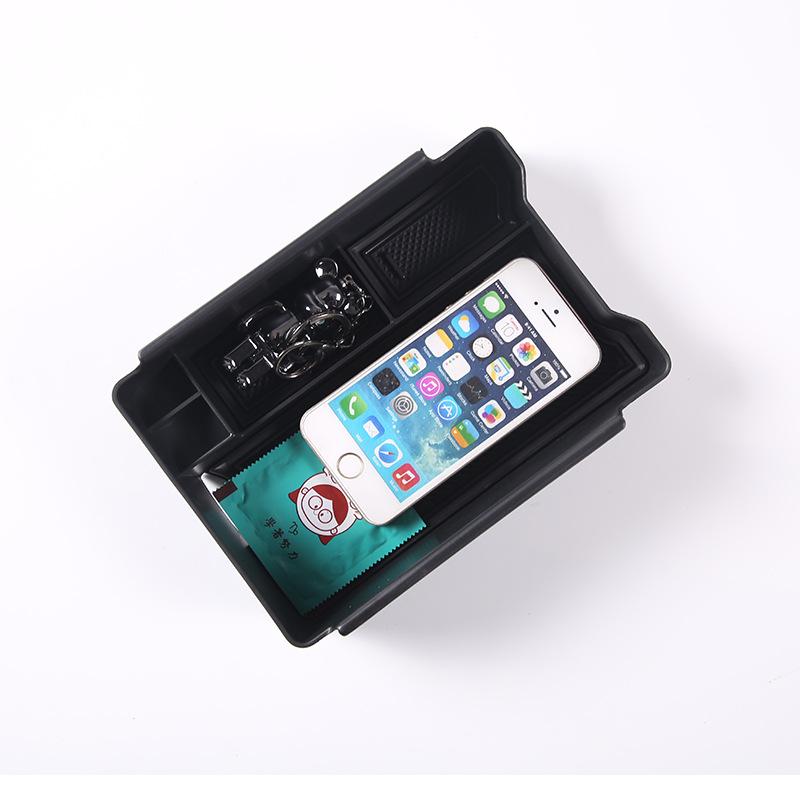 ABS Car Armrest Center Storage Box Container Glove Organizer Case for Mercedes Smart Elf #1 Car Box Accessories