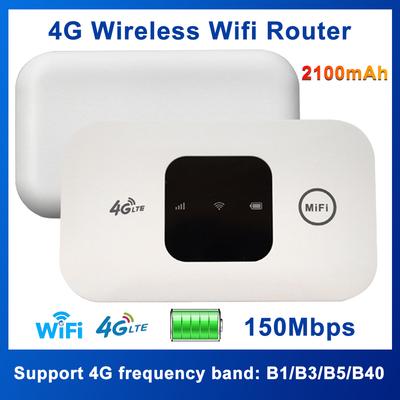 4G Pocket WiFi Router Portable Mobile Hotspot with SIM Card Slot Wireless Modem Wide Coverage 4G Wireless Router WiFi Routers