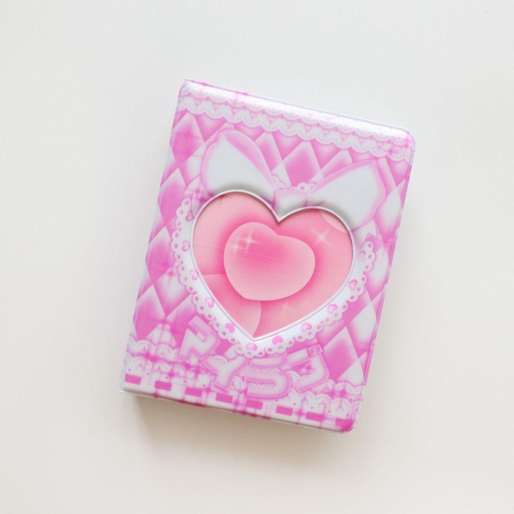 

Книга для карток Колекція зірок Тримач для фотокарток Серце Мультяшний Тримач для карток Альбом для карток Дівчата 2