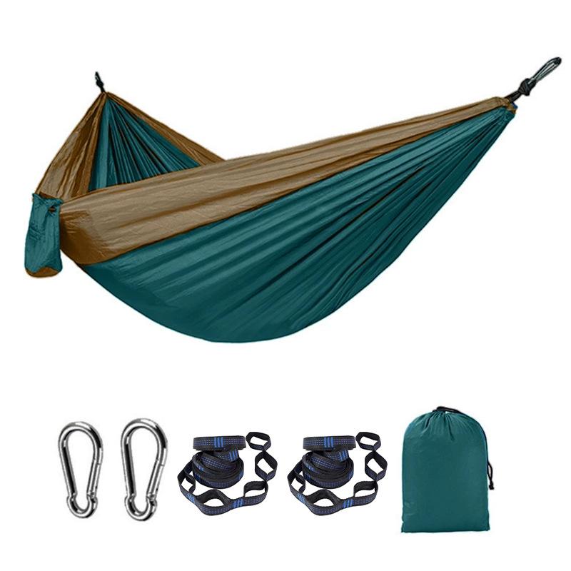 Ultralight Anti-rollover Double Camping Hammock: Strong, Portable Parachute Cloth for Outdoor Adventures