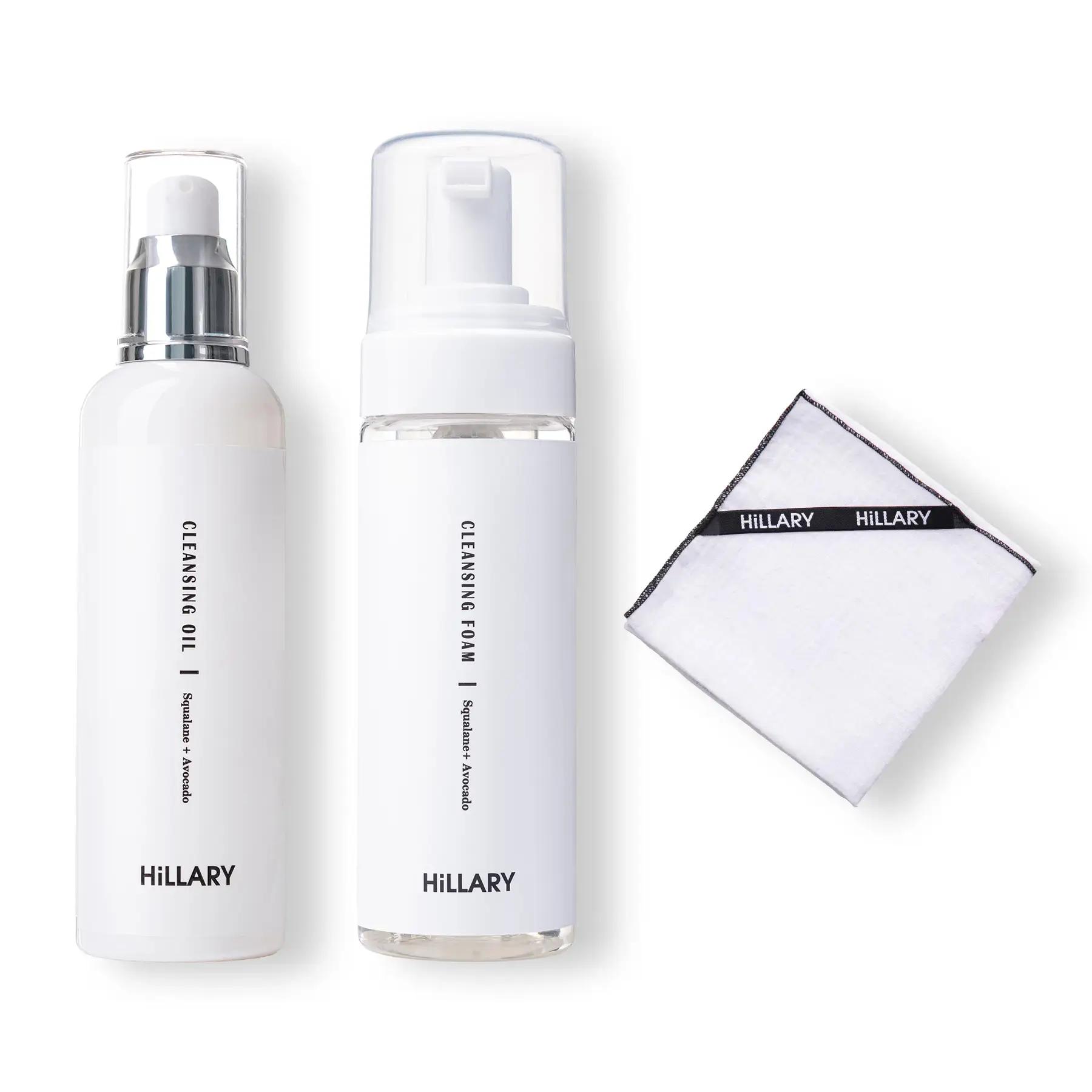 

Набір для 2-етапного очищення сухої та чутливої ​​шкіри Double Dry Skin Cleansing Hillary