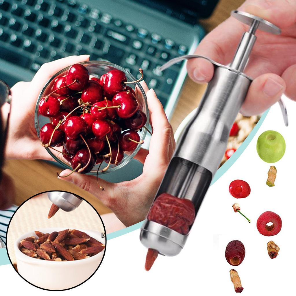 Stainless Steel Fruit Remover Kit Kitchen Utensils Multifuctional Handheld Design Fruit Core Remover Kitchen Accessories