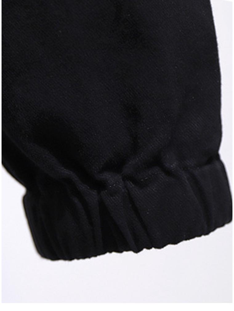 Plus Size Women's Sports Joggers, Elastic Waist, Loose Fit for 130-320 Jin, Spring/Autumn Long Pants