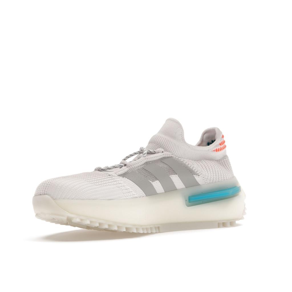 Adidas NMD_S1 White Orange Teal Unisex Sneakers Cloud-White Mgh-Solid-Grey Off-White FZ5707