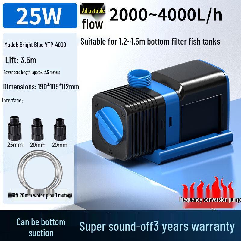 Yunluo Adjustable Flow Aquarium Circulation Pump