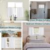 Panel Set Sunflowers Window Curtains Treatments Drapes Kitchen Dining Room Bedroom Living Curtain Polyester With Rod Pocket Washable Great Ready