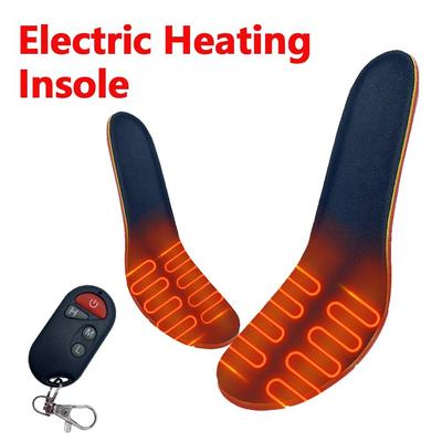 Electric Heating Insole with Remote Control Cutable Foot Warmer Outdoor Sports Heating Insole Camping Shoes Winter Unisex
