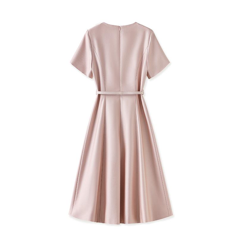 French Lady High-End Slimming Dress - Elegant Socialite Style