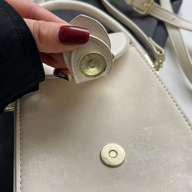High-end Bags for Women 2024 New Fashion Horseshoe Buckle Handbags Popular One-shoulder Cross-body Small Square Bag