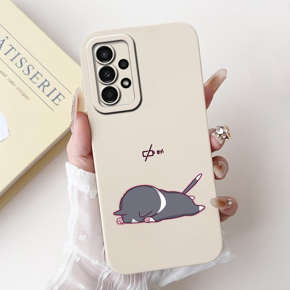 For Samsung Galaxy A13 4G Case A33 A53 A73 5G Cute Animals Cartoon Cover Soft TPU Phone Case For Samsung A13 A 33 53 73 5G Shell