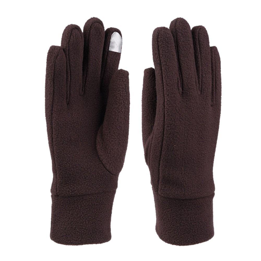 Handschuhe Herbst Winter Outdoor Sport Pelzig Warm Fäustlinge Dick Plüsch Vollfinger Fäustlinge Damen Handschuhe