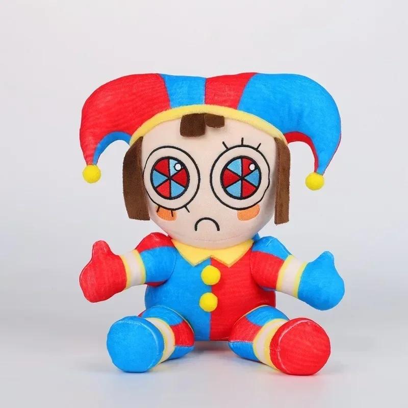 New Styles The Amazing Digital Circus Pomni Jax Plush Toy Anime Cute Theater Rabbit Doll Cartoon Clown Christmas Kids Gifts