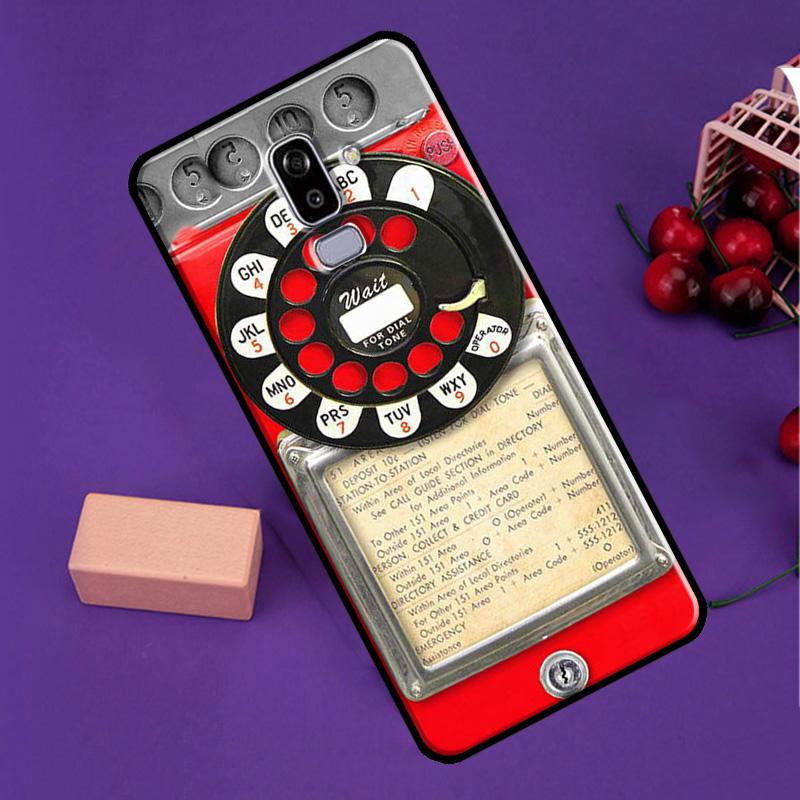 Retro Blue Payphone Vintage For Samsung Galaxy M14 M34 M54 M56 M36 M16 M31 M11 M13 M53 M12 M32 M52 M35 M55 M15 M06 Case