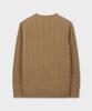 BROOKS BROTHERS Wool Cable Sweater (Beige) (Bbwrmbf401)