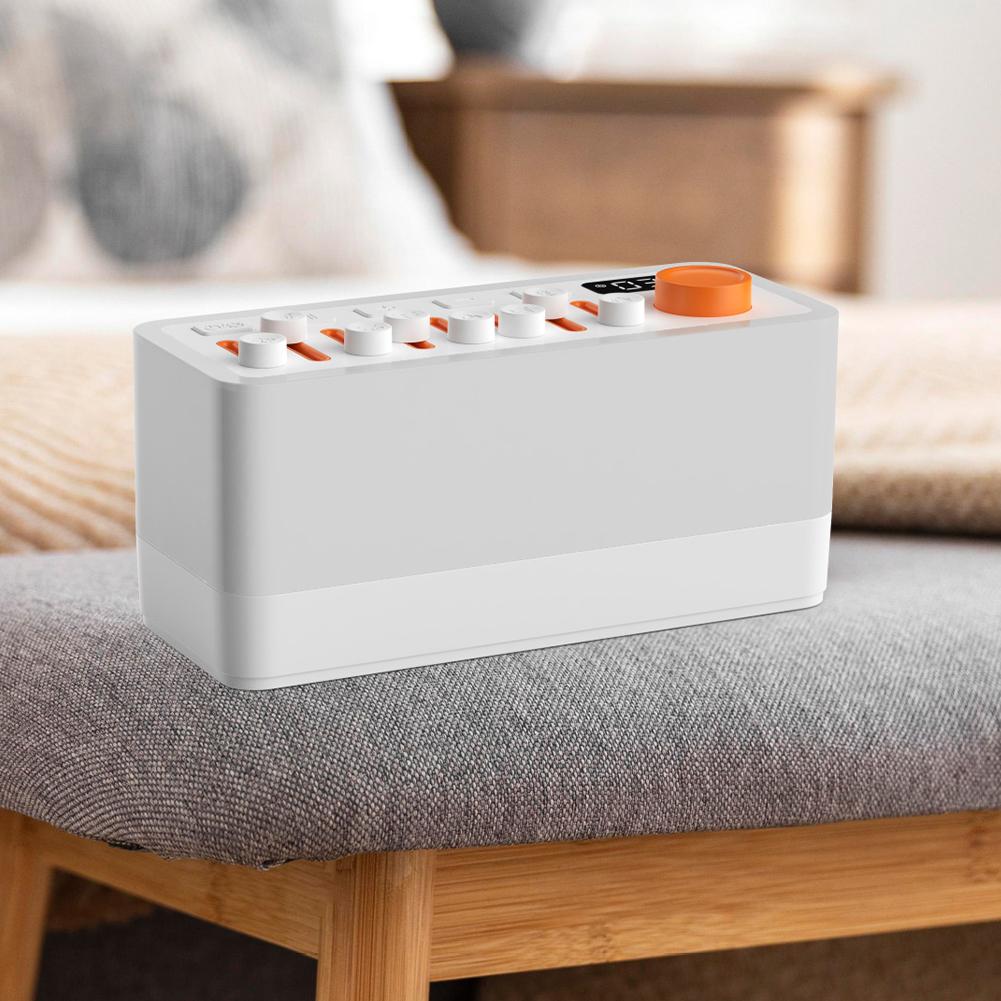 Sound Machine Portable Dimmable Night Light with 8 Nature Sounds Bluetooth-compatible Speaker Timing for Yoga