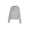 Jordan Sweatshirts Women's Gray Crew Neck Moderate Other DQ0864-063