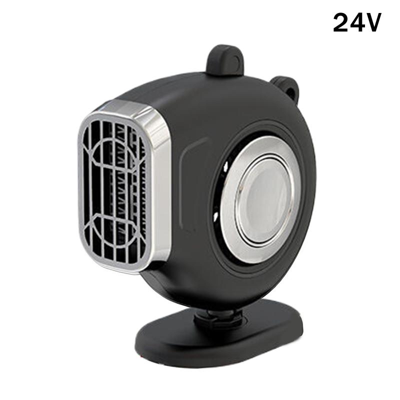 

Автомобильный обогреватель 24В 150Вт регулируемый автомобильный вентилятор-обогреватель вентилятор для охлаждения приборной панели автомобиля транспортного средства размораживатель лобового стекла чёрный