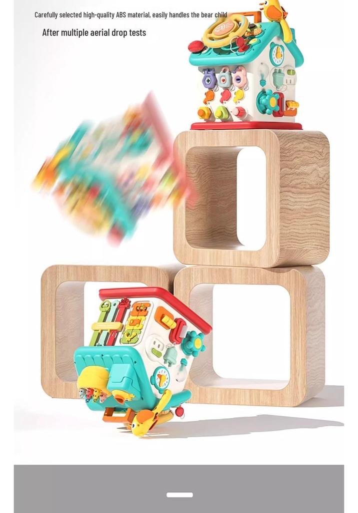 Montessori Busy House: Early Education Toy for Fine Motor Skills Development