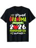 Humorous Family TShirt for a Proud Grandma of a Kindergarten Graduate In Comfortable UnisexS Crew Neck Tee Soft And Breath