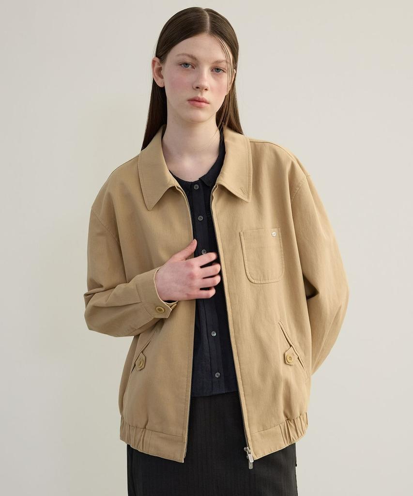 Ttudement Classic Cotton Blouson Beige