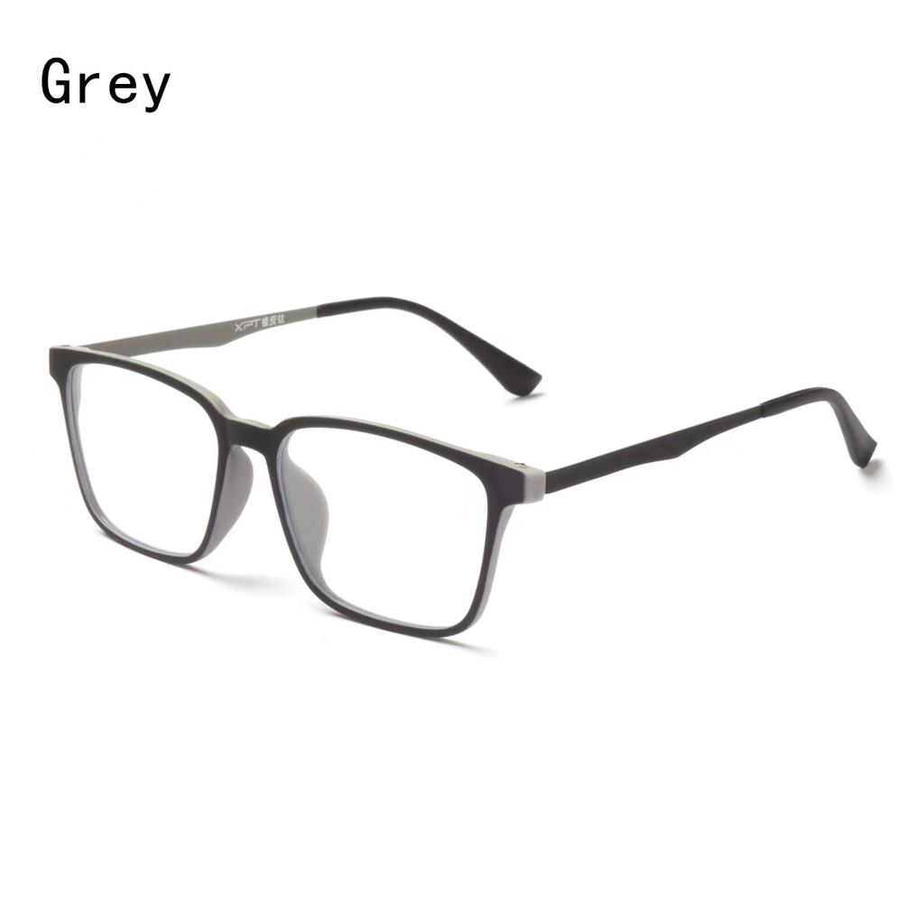 Retro Ultra Light Rubber Titanium Tr-90 Square Eyeglass Frame Men Women Anti Blue Light Anti Radiation Computer Office Glasses