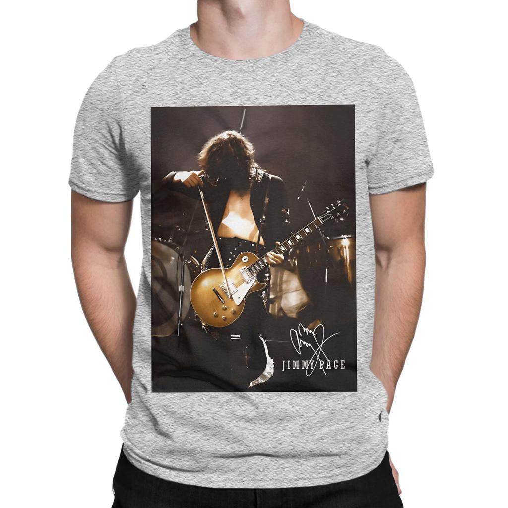 Jimmy Page Vintage 80s Grafické 100% bavlněné tričko Jimmy Page Trička Horní díly Pro Unisex